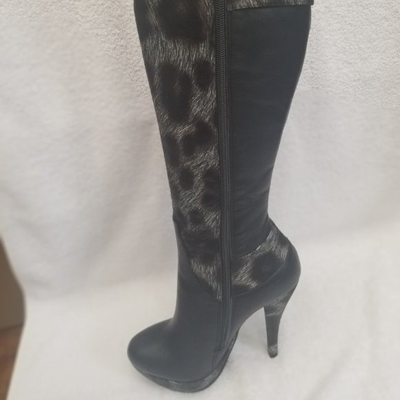 Sexy new tall brushed leather womens boots! - Picture 7 of 10